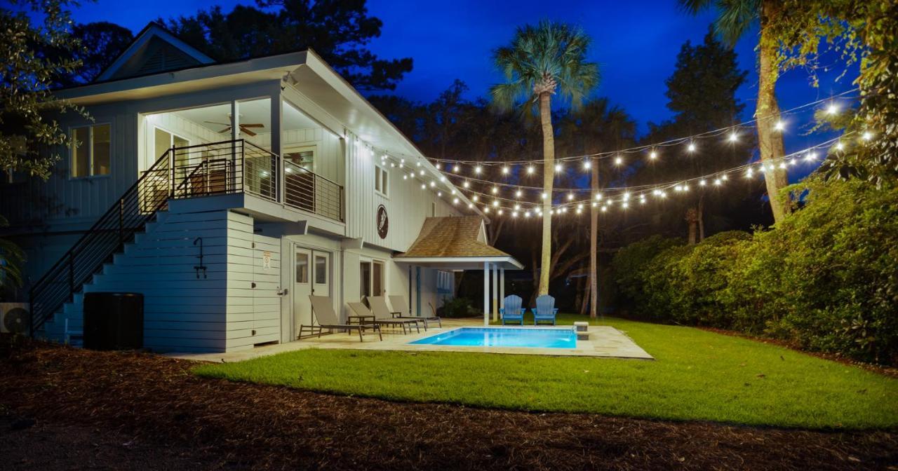 Luxury Beach House - 2Min Walk To Beach - Private Pool - Group & Dog Friendly Hilton Head Island Exterior foto